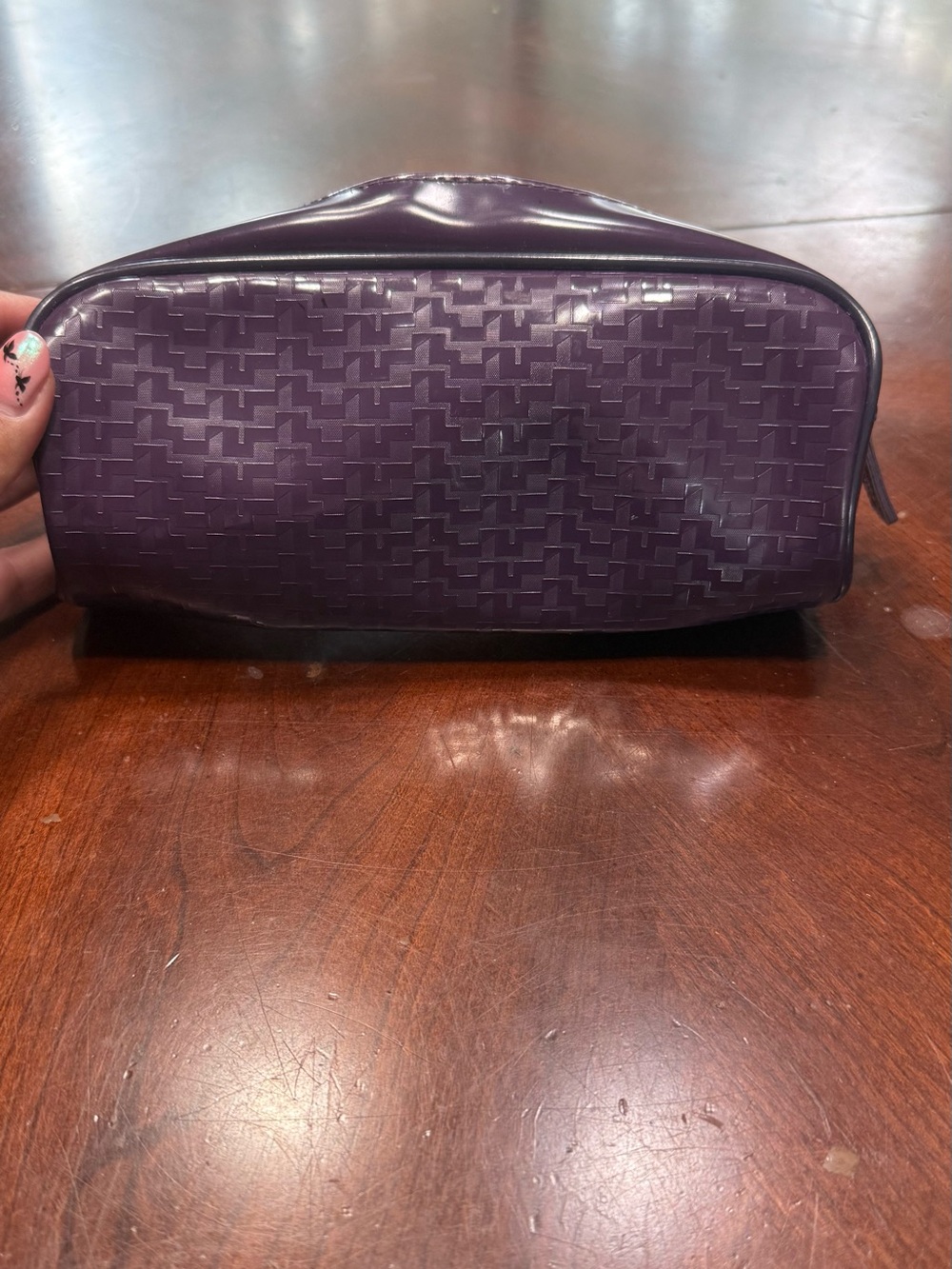 Clinique Purple Men's Toiletry Travel Case